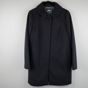 J. Crew‎ Wool Coat Gray Size 2 Womens Winter Career Classic Capsule